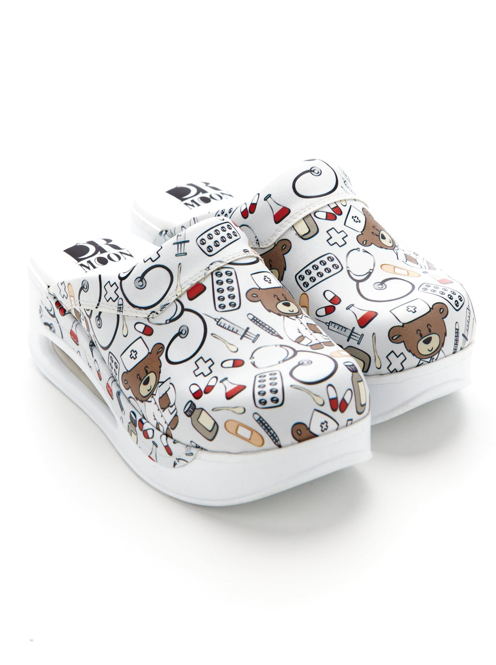 Saboti medicali ortopedici gri deschis, femei - Model Airmax Teddy Light Grey