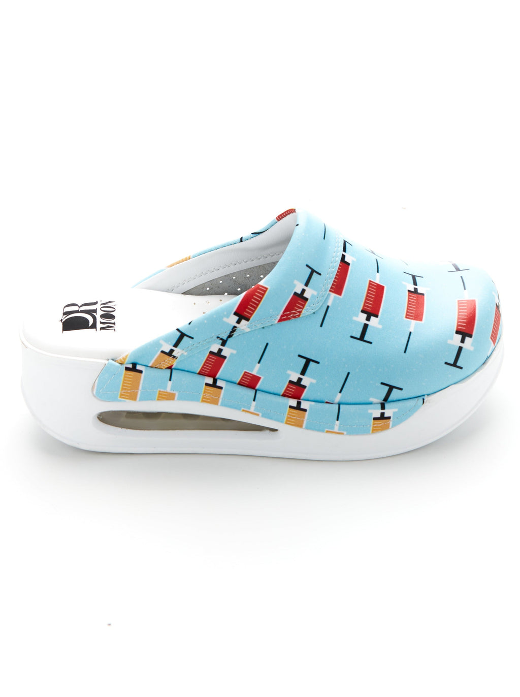 Saboti Medicali Ortopedici, Turquoise cu Imprimeu, Femei - Model Airmax Seringa