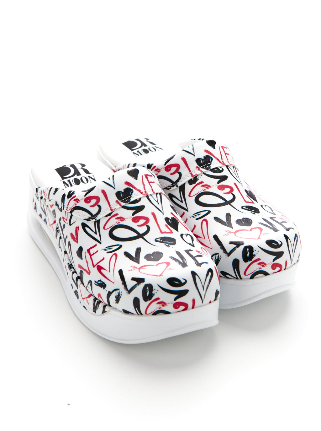 Saboti Medicali Ortopedici, Albi cu Imprimeu, Femei - Model Airmax Love