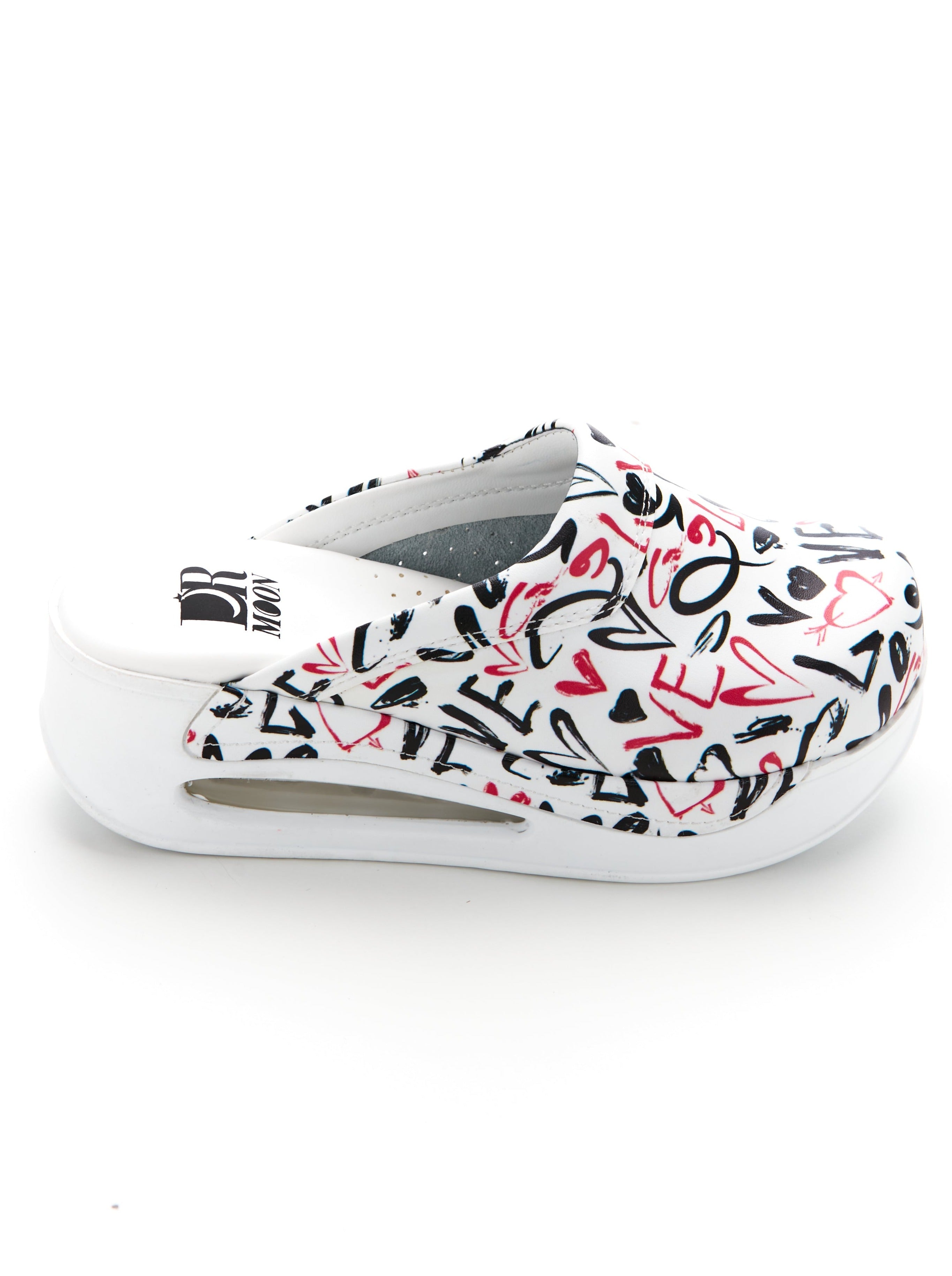 Saboti Medicali Ortopedici, Albi cu Imprimeu, Femei - Model Airmax Love