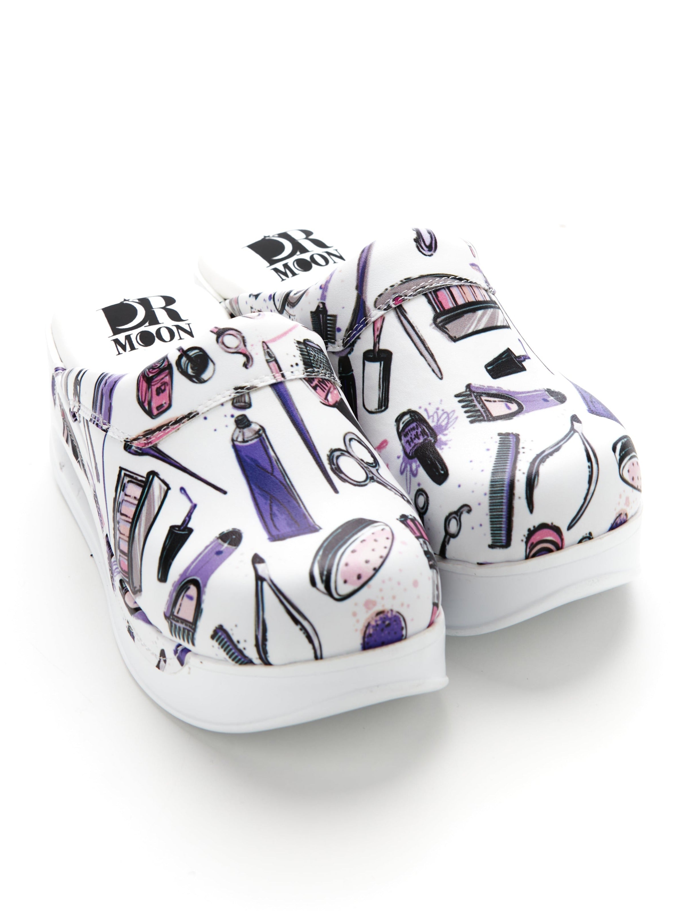 Saboti Medicali Ortopedici, Albi cu Imprimeu, Femei - Model Airmax Beauty Imagine secundară a produsului