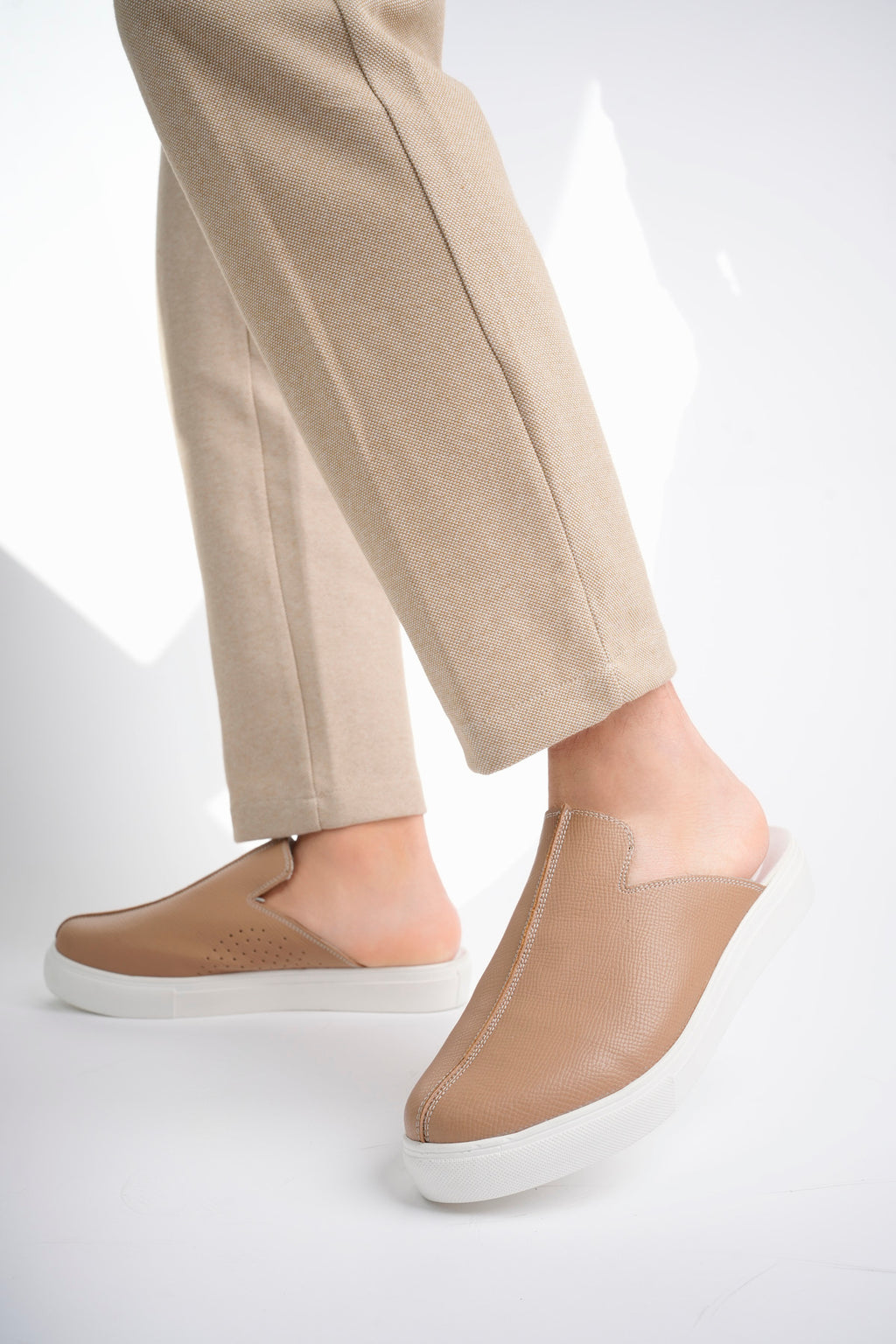 Saboti Ortopedici, Crem / Bej, Barbati - Model Comfort Flexi