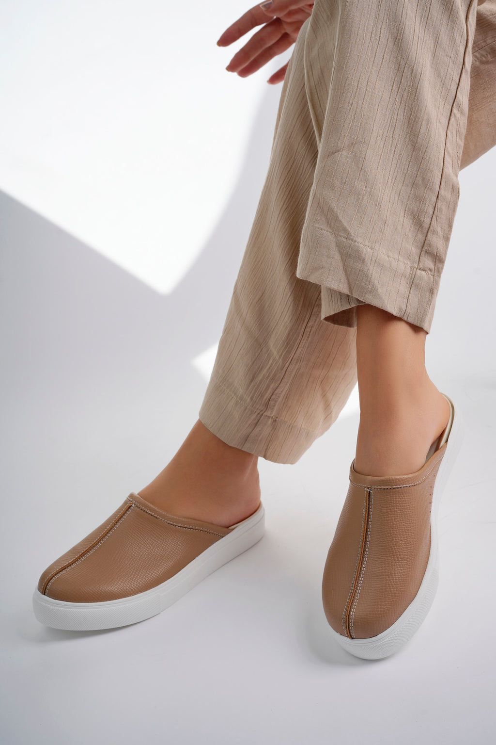 Saboti Ortopedici, Crem / Bej, Femei - Model Comfort Flexi