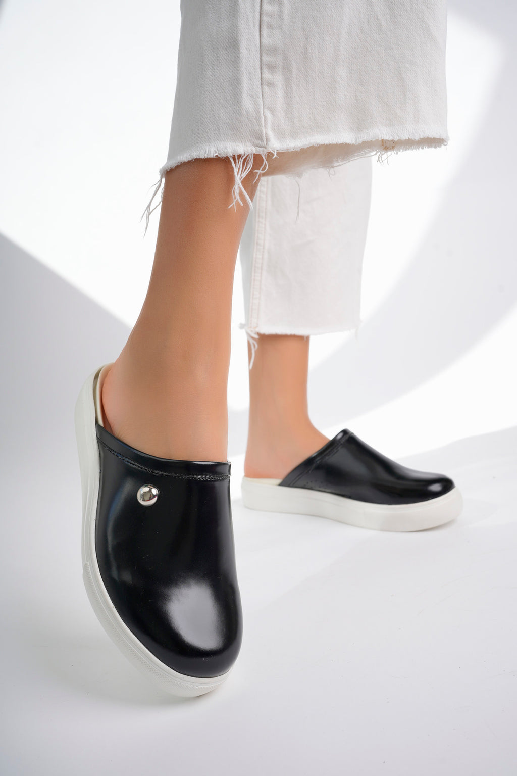 Saboti Ortopedici, Negru, Femei - Model Comfort Flexi