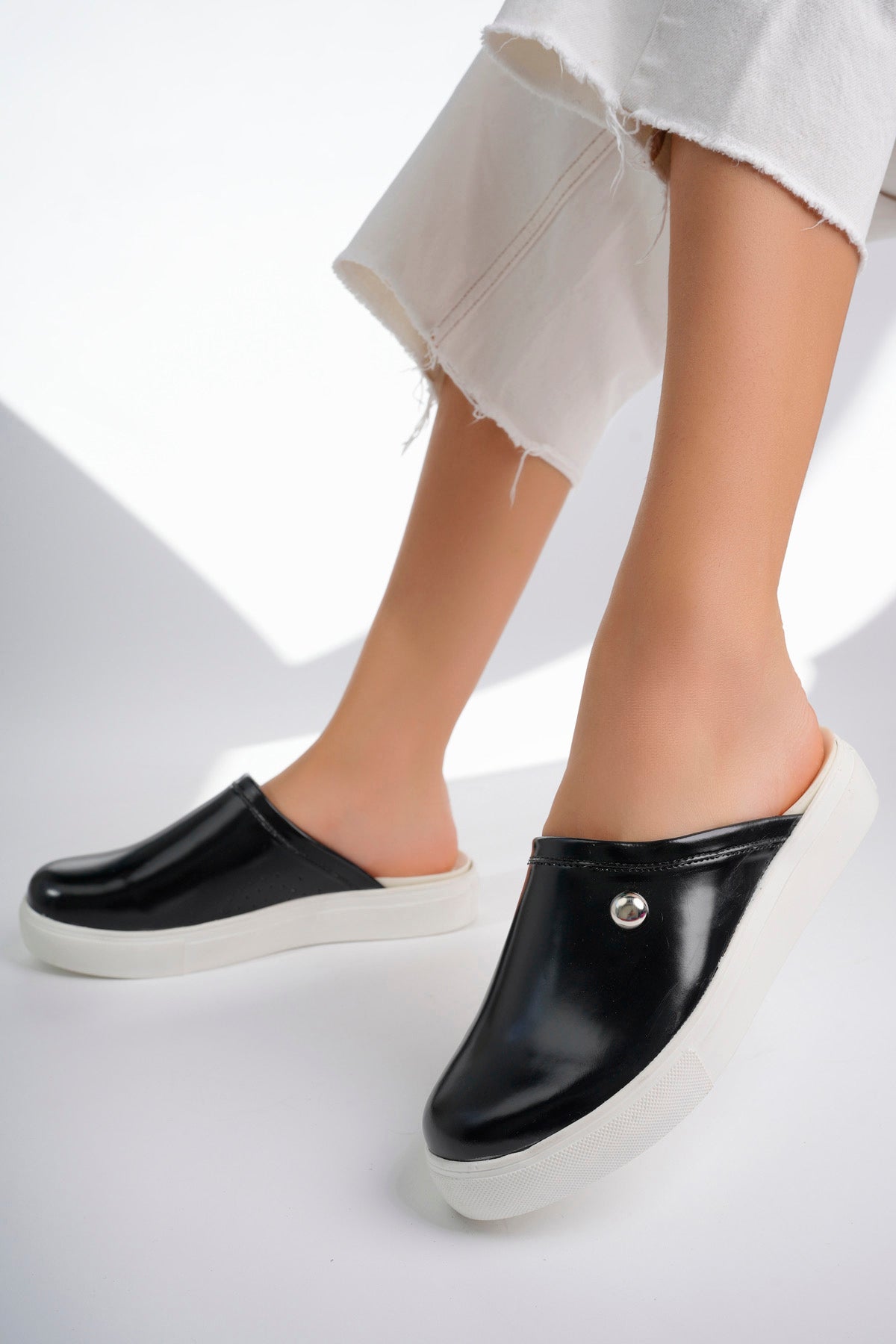 Saboti Ortopedici, Negru, Femei - Model Comfort Flexi Imagine secundară a produsului