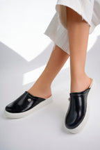 Saboti Ortopedici, Negru, Femei - Model Comfort Flexi