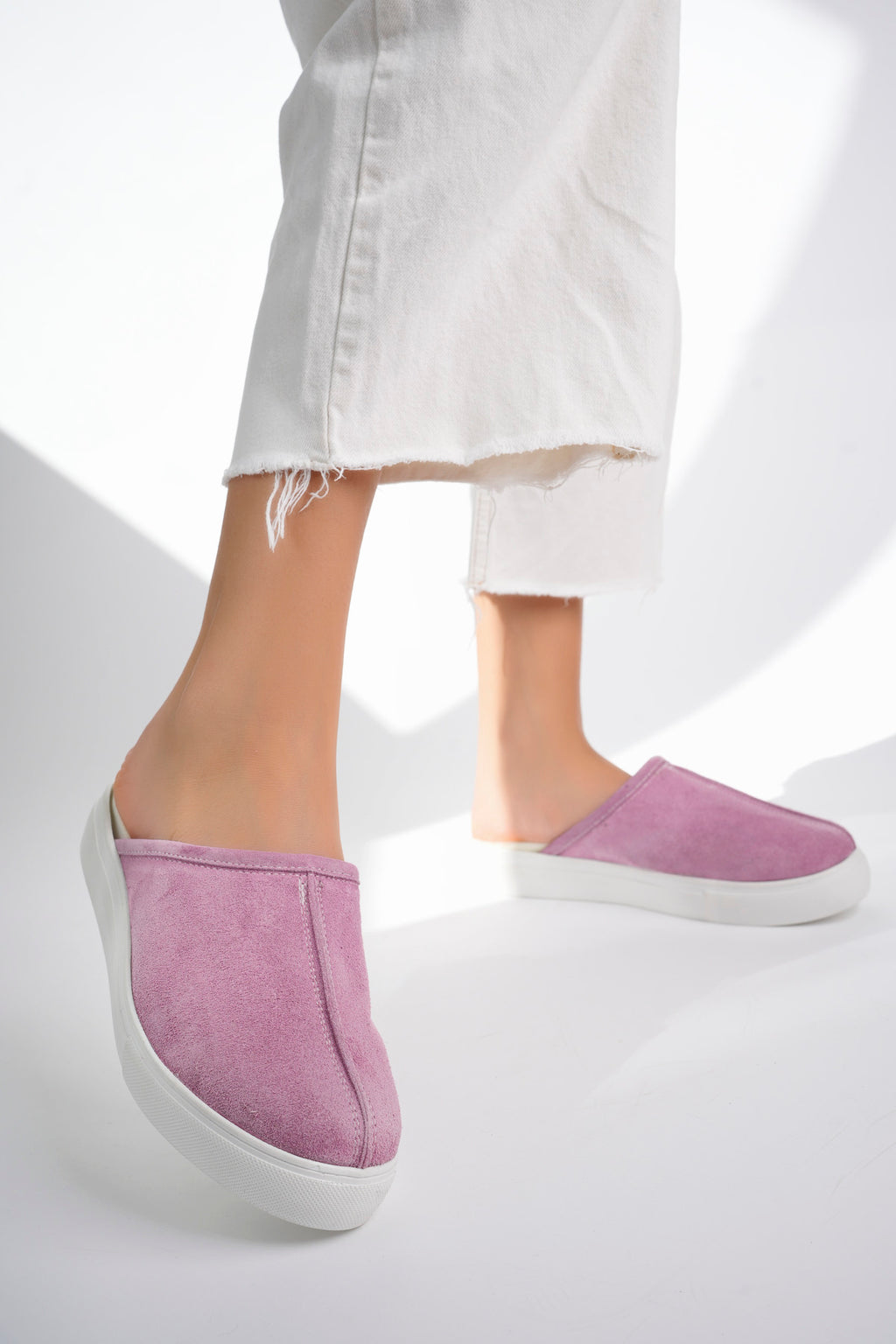 Saboti Ortopedici, Roz Pudra, Femei - Model Comfort Flexi