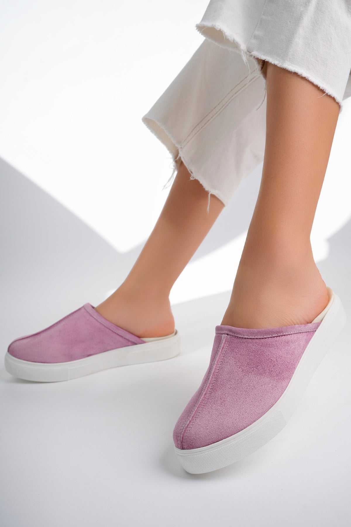 Saboti Ortopedici, Roz Pudra, Femei - Model Comfort Flexi