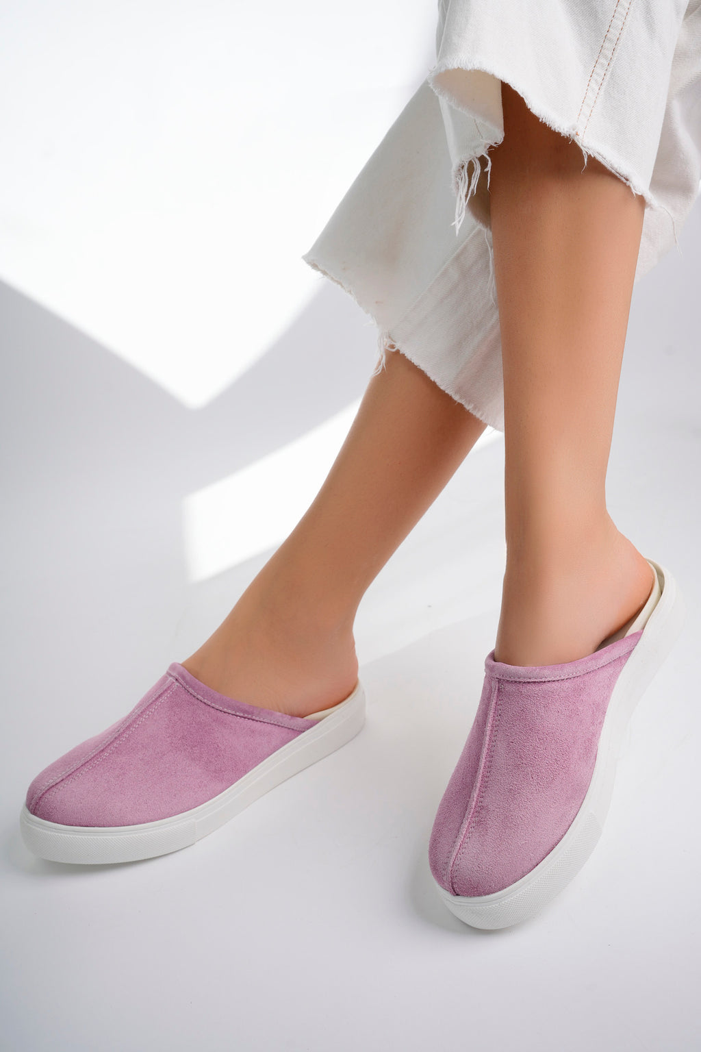 Saboti Ortopedici, Roz Pudra, Femei - Model Comfort Flexi